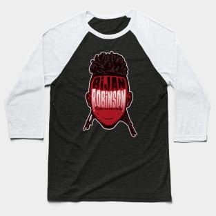 Bijan Robinson Atlanta Player Silhouette Baseball T-Shirt